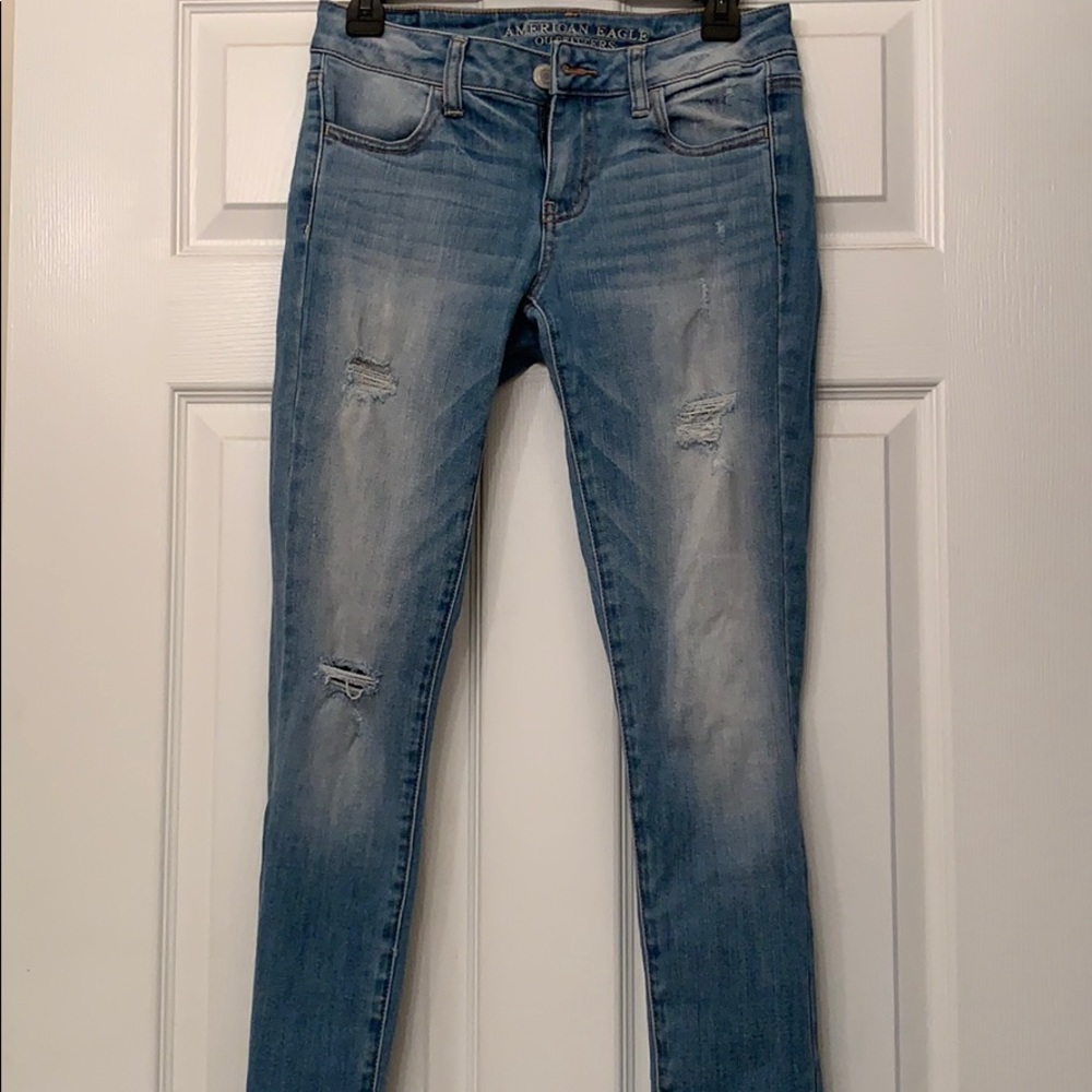 American eagle ripped jeans